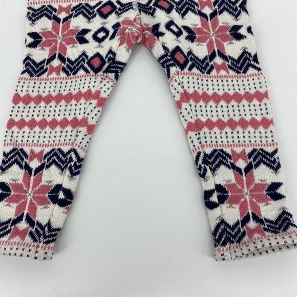 Tucker + Tate Tights Girls Holiday Pink Pants 12M New - Picture 2 of 6